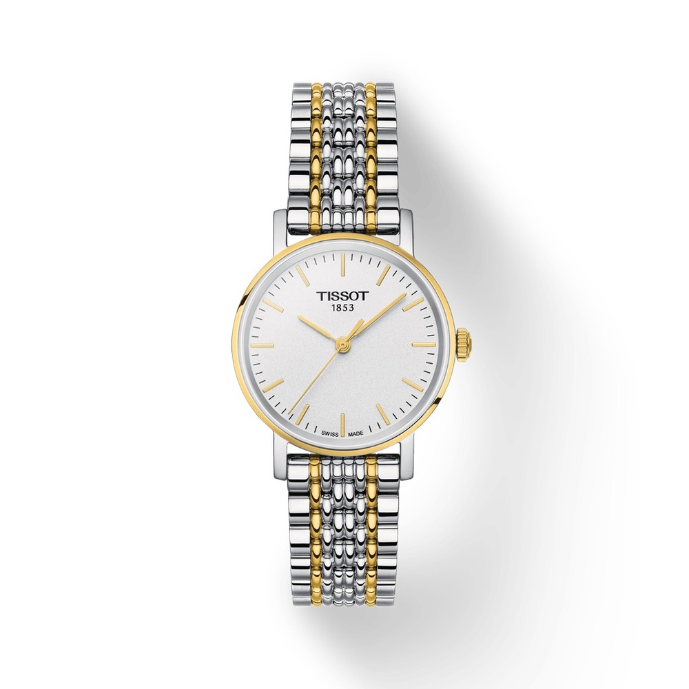 Tissot Mens Two-Tone Silver and Gold Watch
